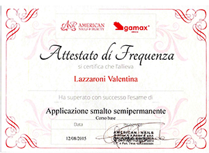 Smalto semipermanente